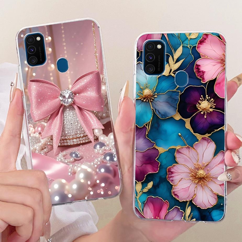 For Samsung Galaxy M21 Case SM-M215F New Fashion Painted Cover Soft Silicone Case For Samsung M21 2021 M 30 s Galaxy M30s Fundas
