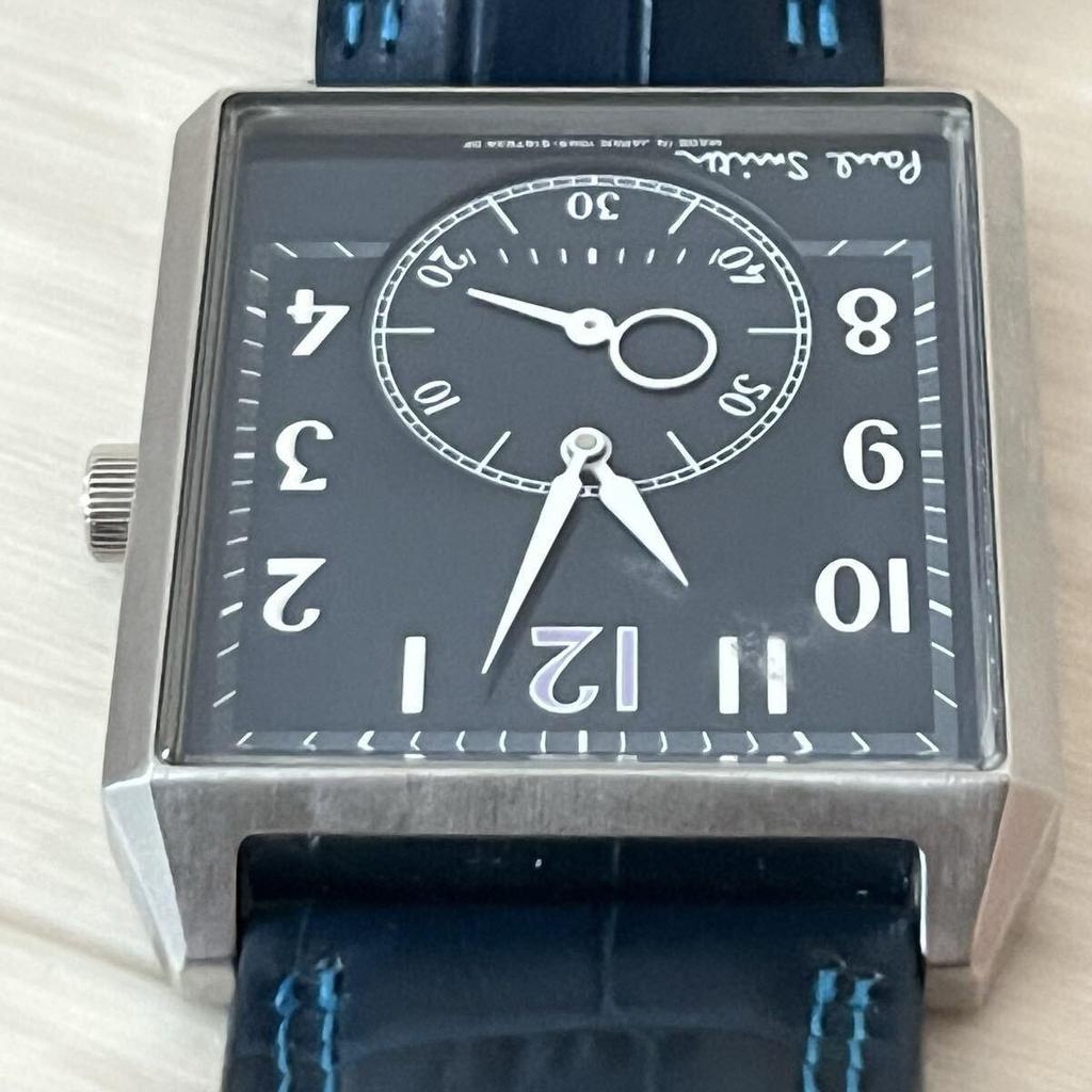 Used Masterpiece Rare Color Paul Smith Westminster Watch Navy Men's Designer Summer Rare