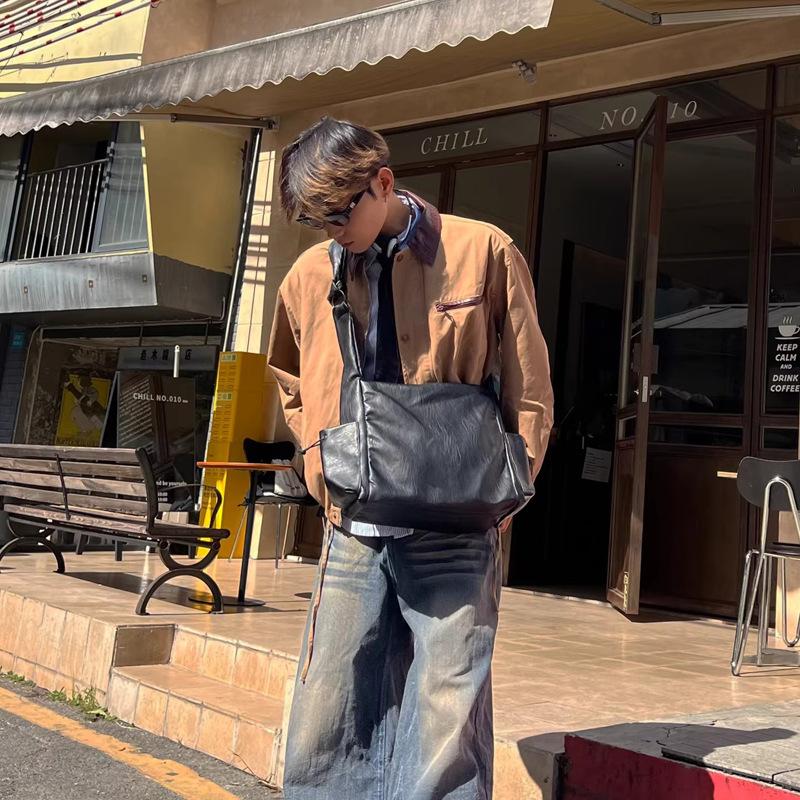 Borsa a Tote di Grande Capacità con Tracolla Borsa a Spalla Singola Pieghettata Sotto il Braccio Borsa da Pendolare