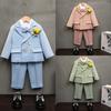 Autumn/Winter British-Style Flower Girl Suit for 1-Year-Olds - Birthday & Wedding Outfit