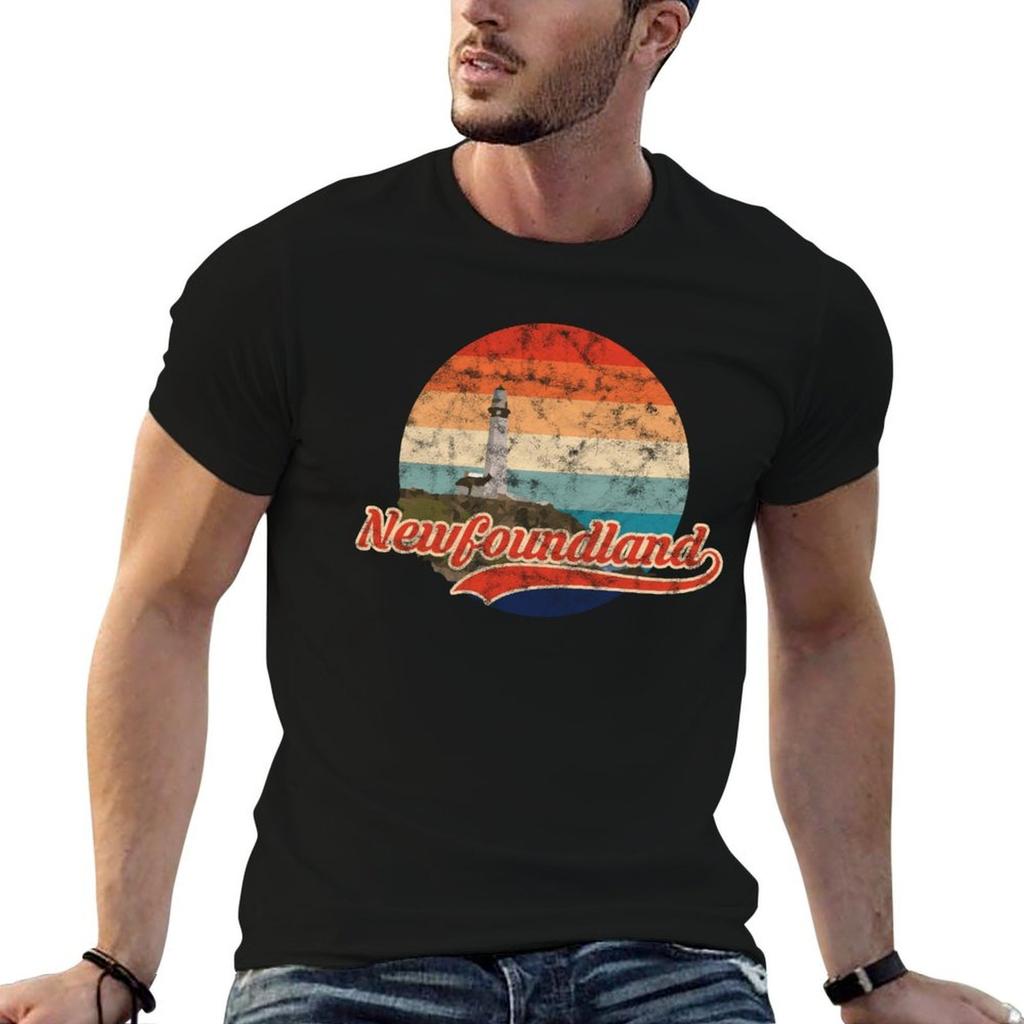 Vintage Lighthouse  Newfoundland and Labrador  Gifts  Souvenirs Clothing TShirt Unisex t shirt cotton  TShirt