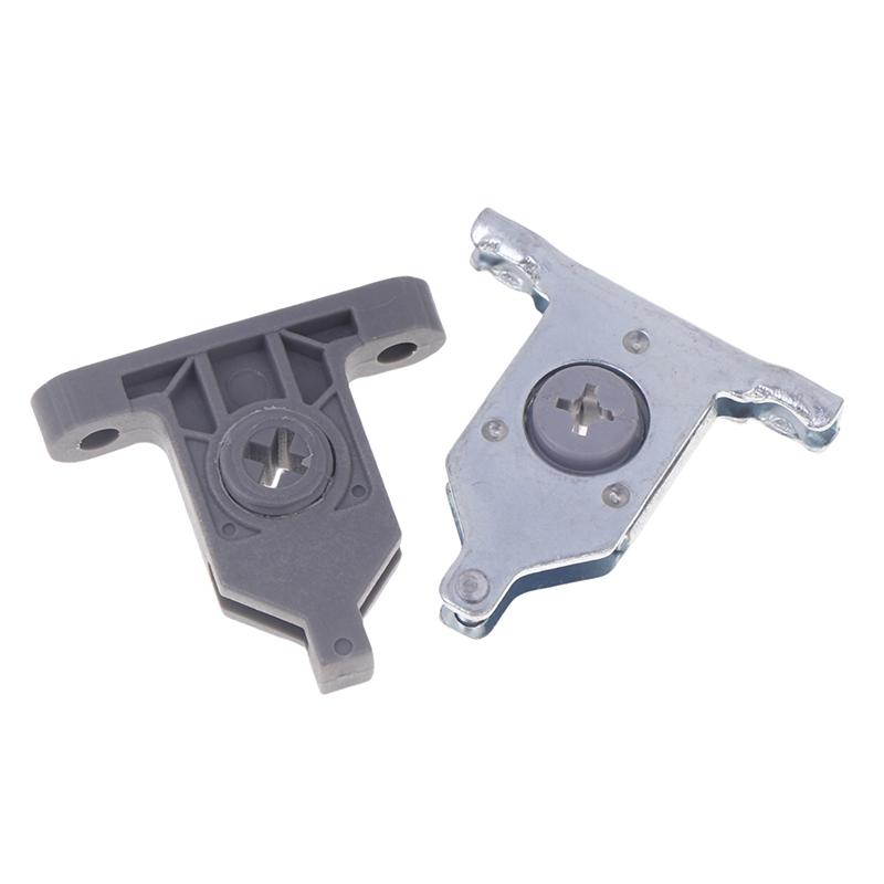 2Pcs Nylon/Metal Drawer Clip Front Panel Fixing Bracket Connector Replacement Kitchen Furniture Cabinet