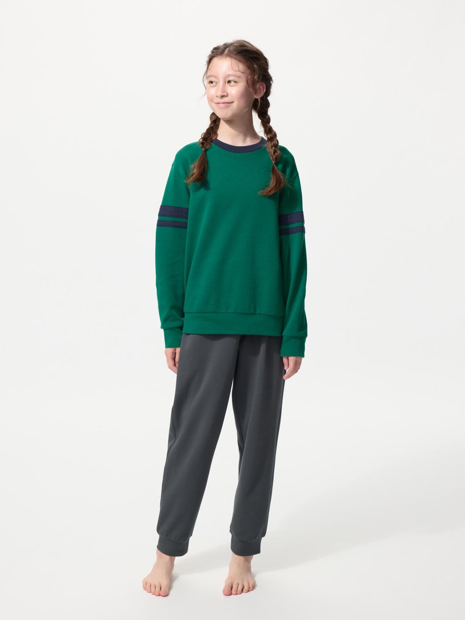

Uniqlo Japan Air Rhythm Ультра эластичный комплект с длинным рукавом 55 GREEN/130