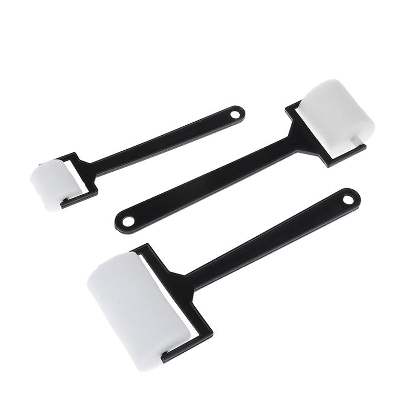 3Pcs White Sponge Paint Brushes Children Graffiti Roller Stamp Kids Painting Toy