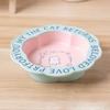 Non-slip Ceramic Pet Bowl Flower Shape Cat Feeding Dish Pet Canned Food Bowl  Feeding