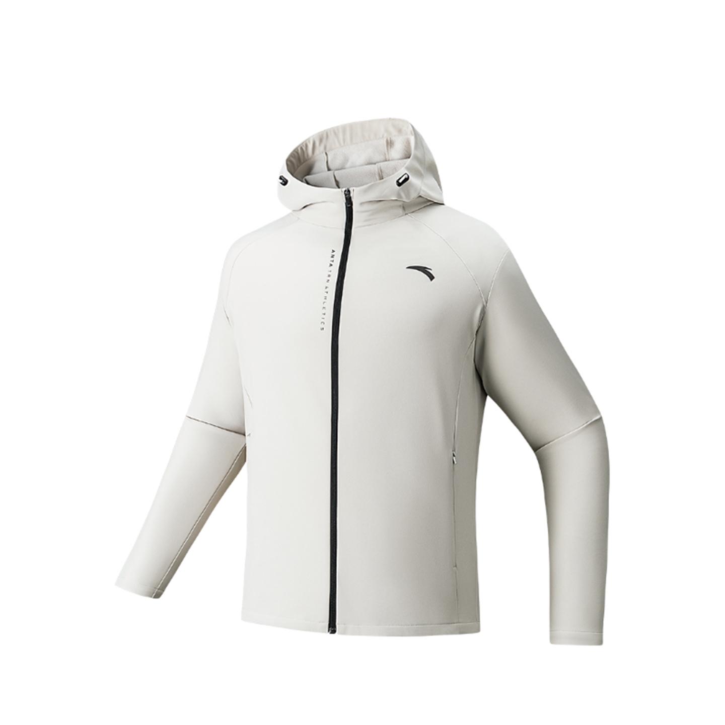 ANTA Jackets Men s Light Sandy Gray 1 Hooded Moderate Other 952547602-1 XL