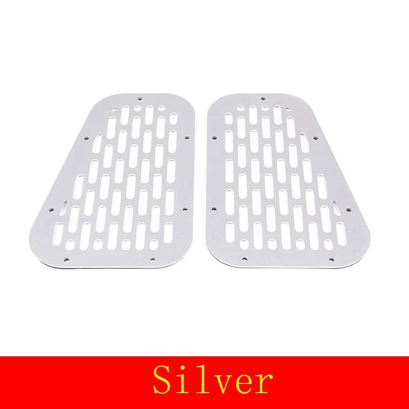 For 2004-18 Land Rover Defender 90 110 aluminum alloy car hood air outlet protective mesh cover sticker car exterior accessories