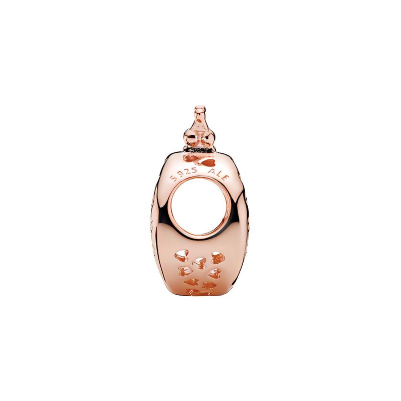 Pandora Roségold Krone Buchstabe O Anhänger Kupfer Silberlegierung Halskette/Anhänger Damen Stil 787401