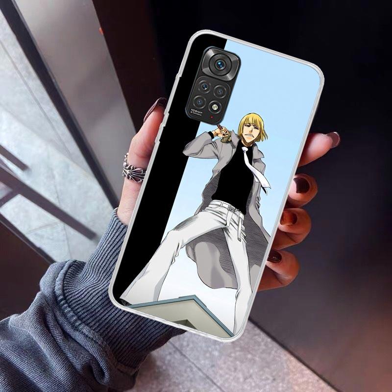 Bleach Shinji Hirako Phone Case for Xiaomi Redmi Note 15 14 14S 13 12 12S 11 Pro Plus 11E 11T 11S 10S 5G Soft Cover Fundas Redmi