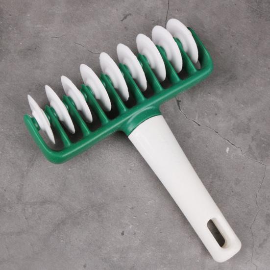 Lightweight Reusable Comfortable Grip Anti-aging Pastry Lattice Rolling Dough Cutter for Cooking Wheel Roller Cutter