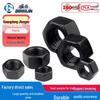 High-Strength Blackened Hex Nut Bolt Set: Iron, 8/10.9/12.9 Grade.