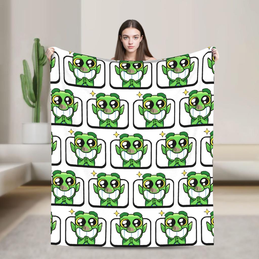 Clashes Royaleds Game Blankets  Fuzzy Funny Warm Throw Blanket for Bedspread Decoration