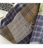 Autumn/Winter Retro Plaid Tote: Lightweight, Versatile, Large-Capacity Women's Crossbody Bag