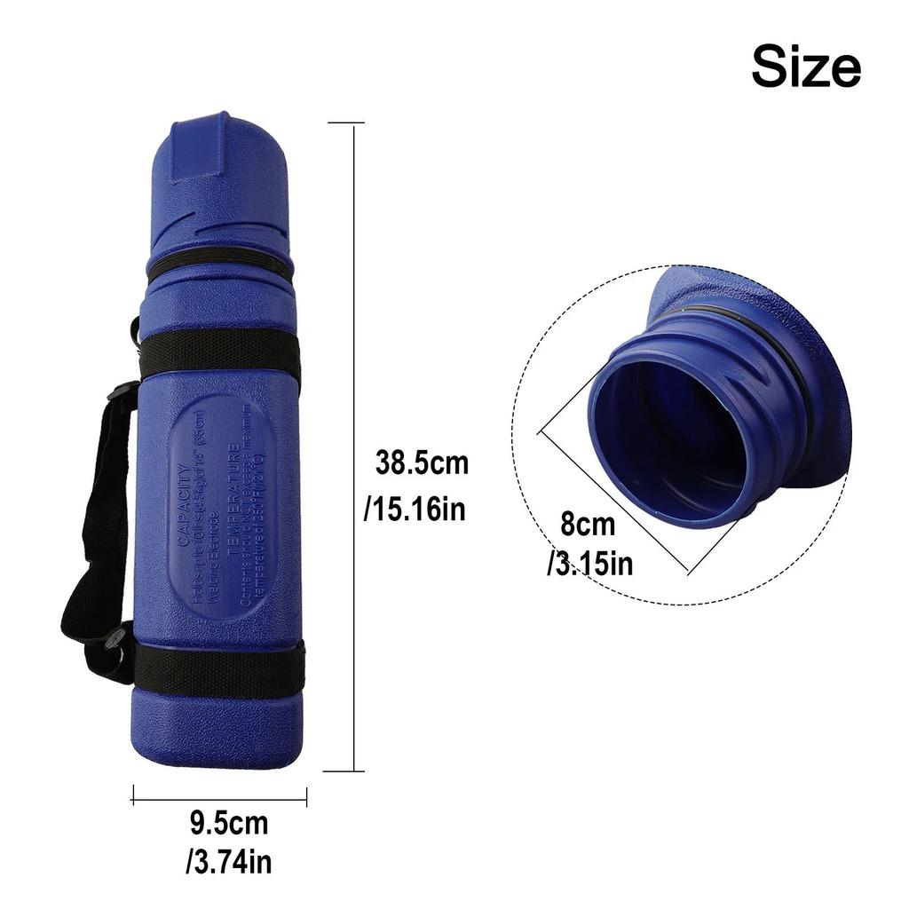For Safe Storage 385mm X 95mm Electrode Holder Heavy Duty Welding Storage Tube Portable Electrode Storage Convenient Carry Clip