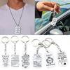 1PC Russian Cultural Charm Rectangular Exquisite Design Keychain Delicate Luster Pendant Necklaces