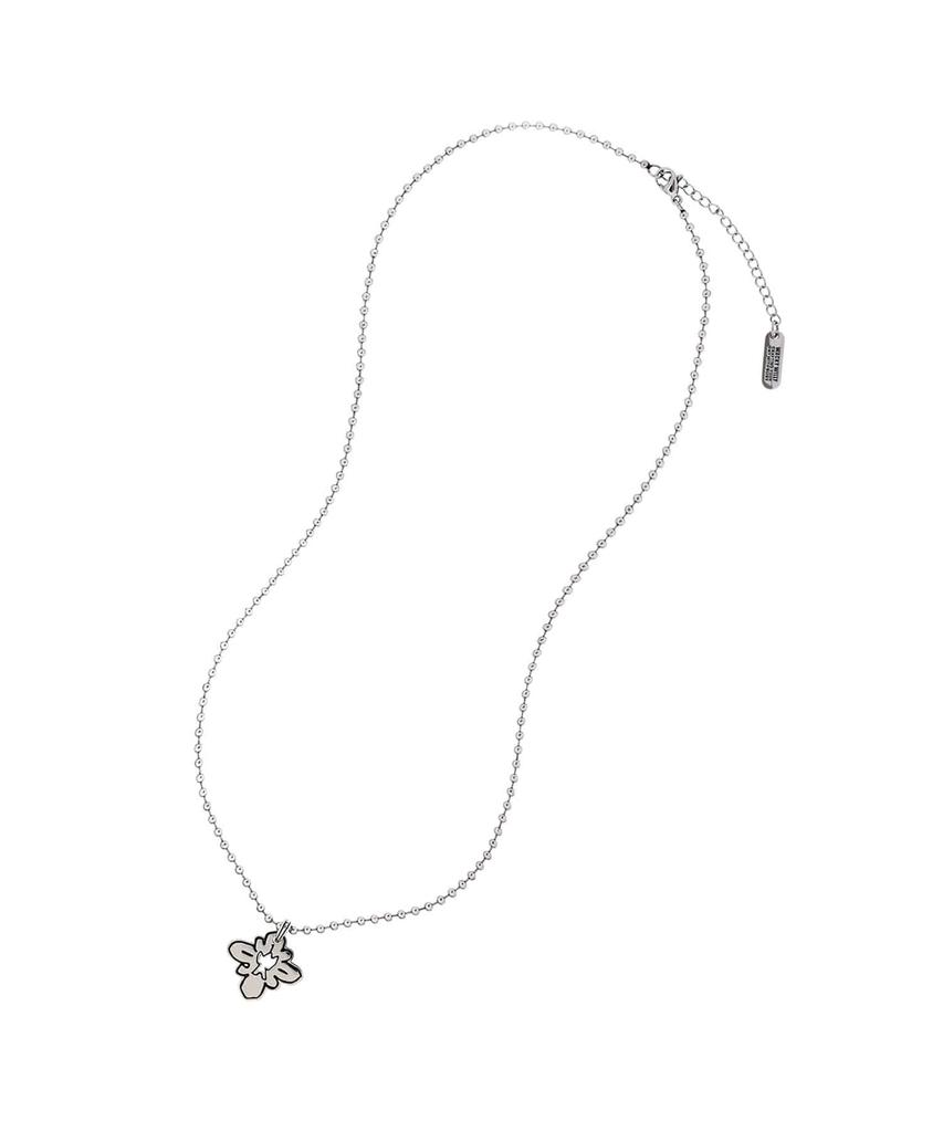 Wacky Willy Drawing Necklace Silver