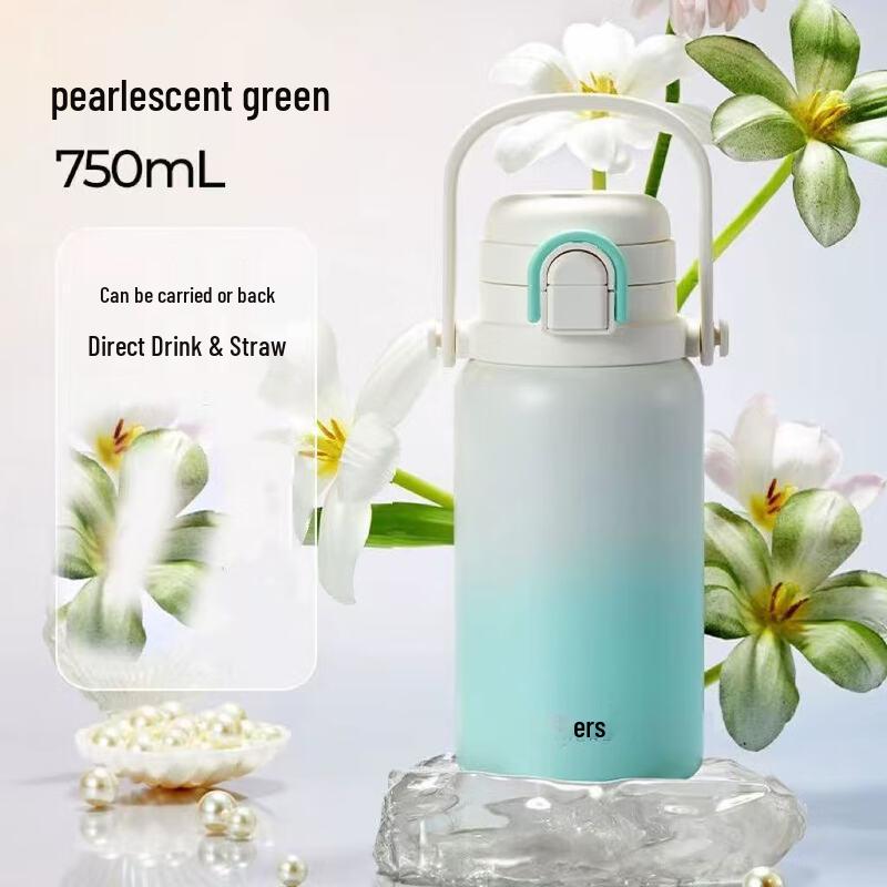 HAERS Dual-Drink Insulated Travel Bottle