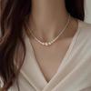 Collier de perles pour femmes: Collier élégant et chic à longueur de col, parfait pour les pulls — Cadeau d'anniversaire