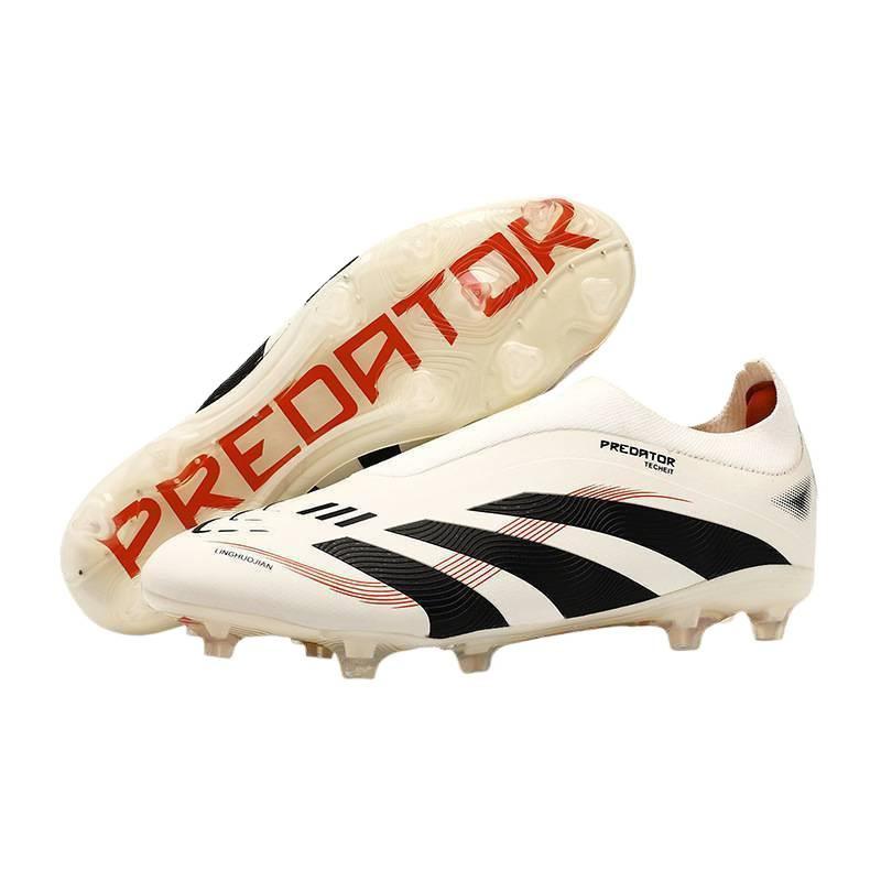 Soccer Shoes Men'S World Cup Flying Weaving Grass Training Seamless Low Top Spike Shredded Sneakers