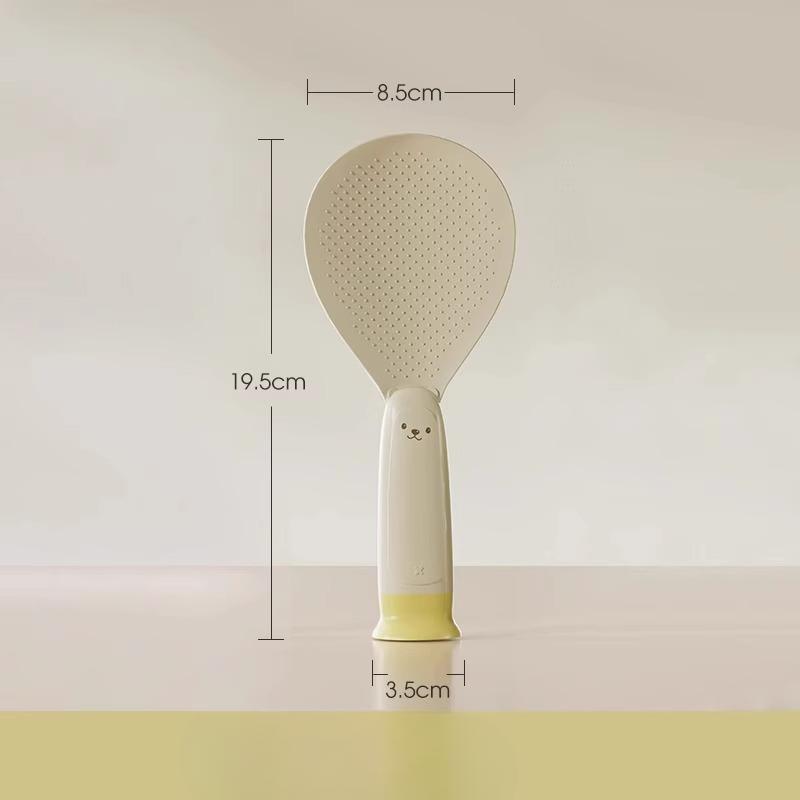 Saugfuß Reislöffel Küche Lebensmittelqualität Reis Schöpfkelle Haushalt Stehend Hochtemperaturbeständig Reislöffel