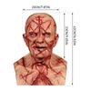 Horror Latex Mask Headgear with Scar for Halloween Party