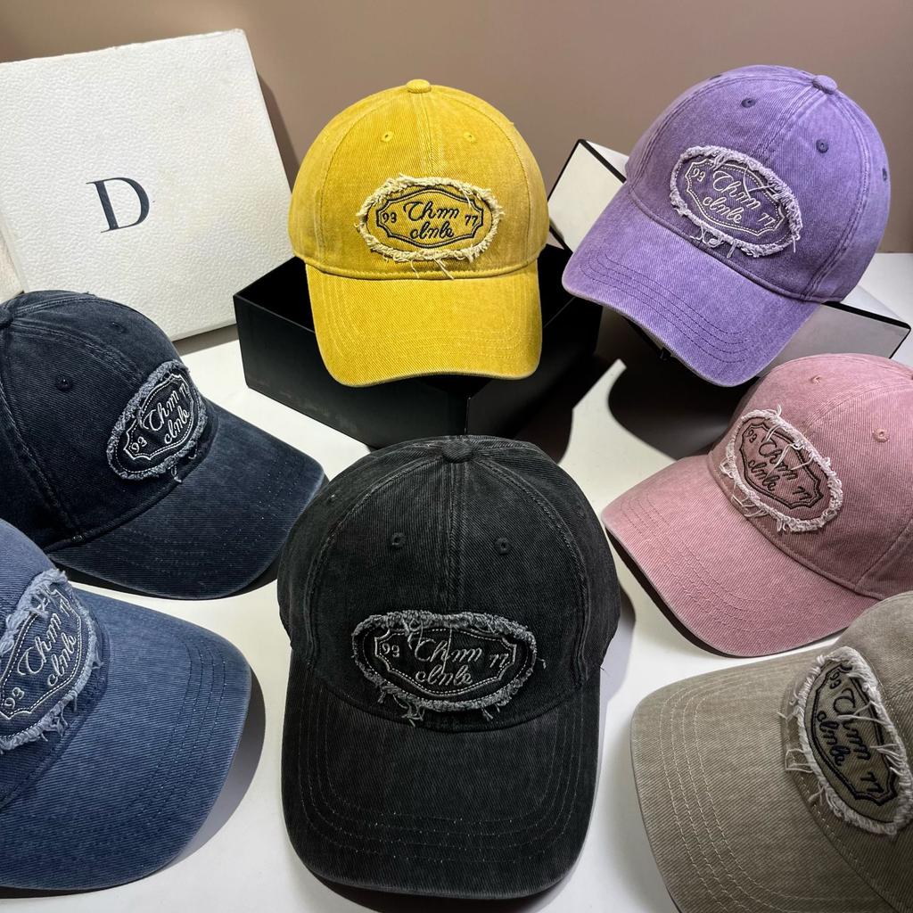 Guangzhou High Quality Big Head Circumference Baseball Cap Washed Polished Cotton Patch Letter Cap Tide