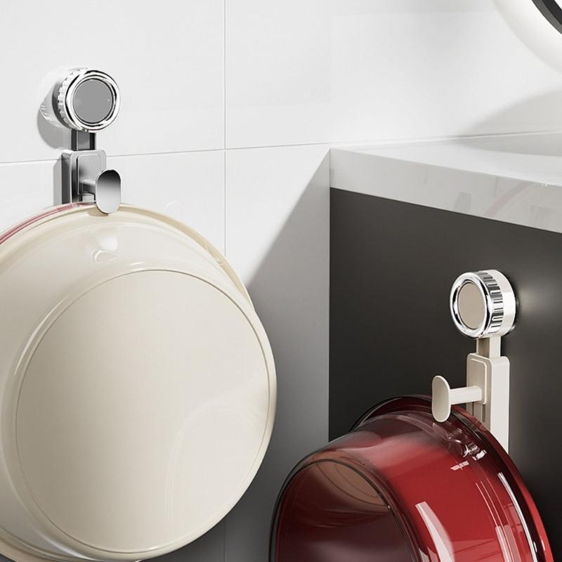 Adjustable Suction Cup Basin Holder Not Drill Installation Strong Bathroom Organizers with Secure Grip for Bathroom