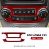 Real Carbon Fiber Dashboard Trim for Honda CR-V 2007-2011 AC Vent Surround