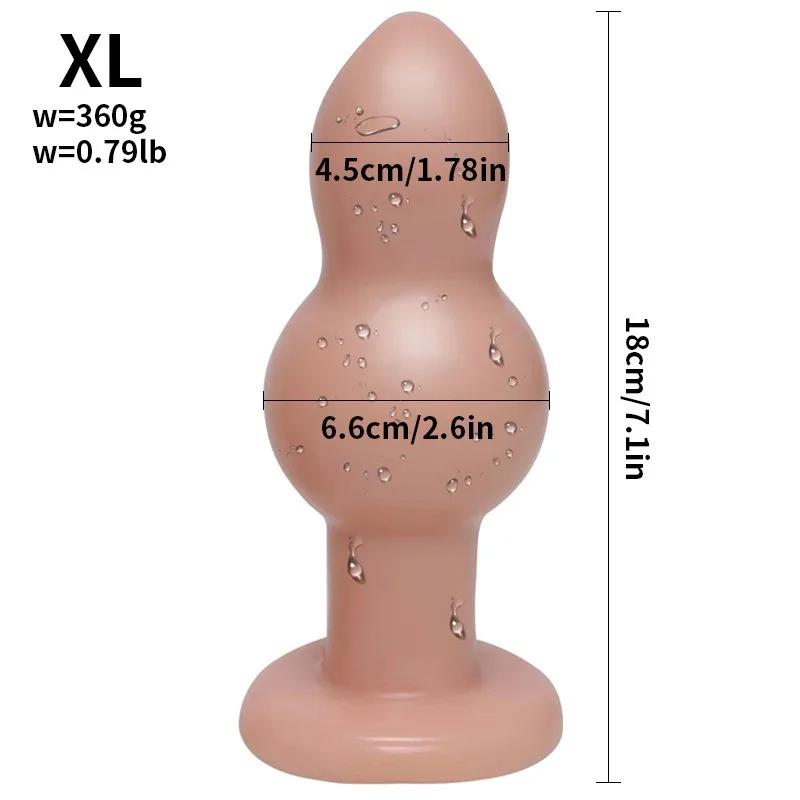 3 Sizes Large Anal Plug Big Butt Plug Ball Adult Sex Toys For Women/Men Gay Masturbators Anal Toys Vaginal Anus Dilator Sex Shop