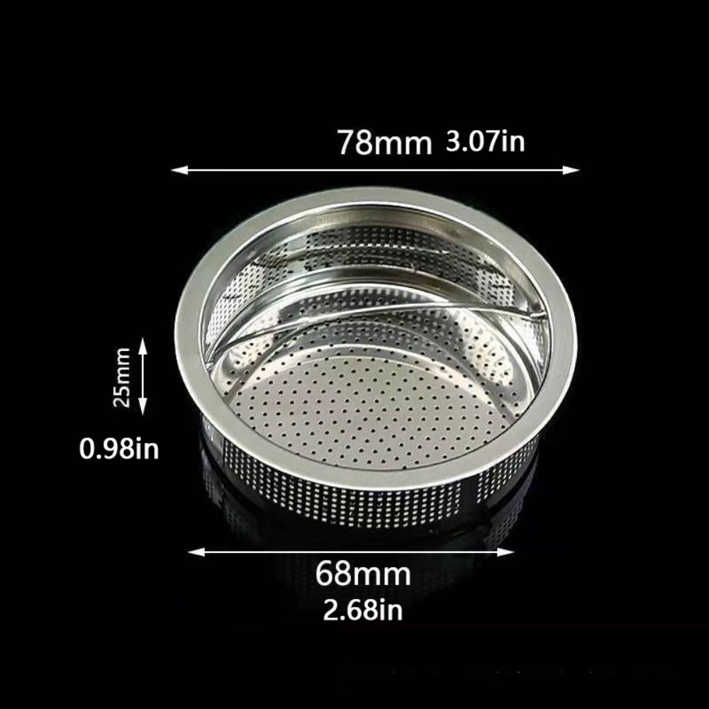 No Clogging Sink Drain Colander Stainless Drain Filter Practical Sinks Organizer  Kitchen Gadgets