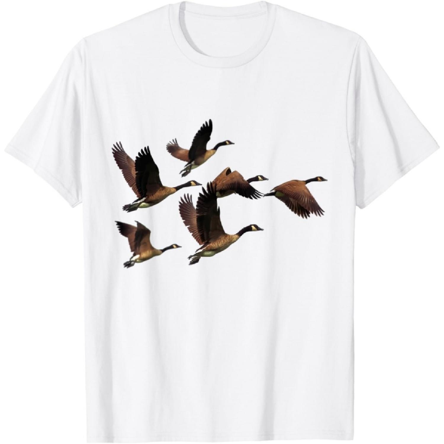 Футболка с летящим канадским гусем S