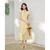 IEF French Holiday Floral V-neck Midi Dress