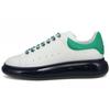 Oversized Sneaker Leather Stylish Skateboarding Shoes Men's White Green 604232WHXMA9435