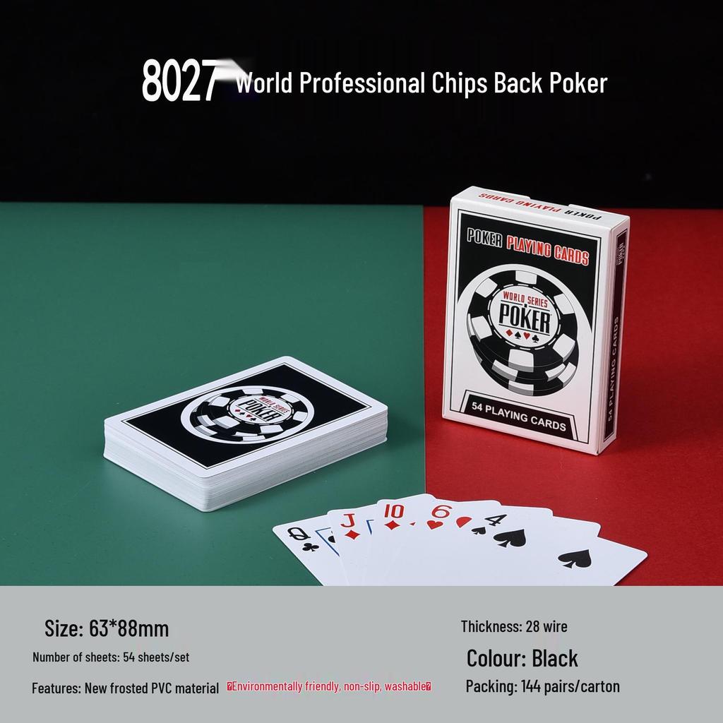 Luxury Texas Hold'em Poker Cards with Gold & Silver Edges in Gift Box Set