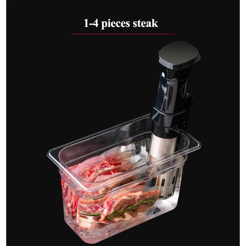 Sous Vide Cooker Container 6L 11L Two Sizes Food Grade PC Material For Immersion Circulators Durable Kitchen Tool