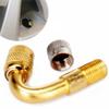 Extension de Valve de pneu à 45/90/135 degrés, électronique de voiture utile, tige d'extension de Valve de pneu, Kits d'extérieur automobiles