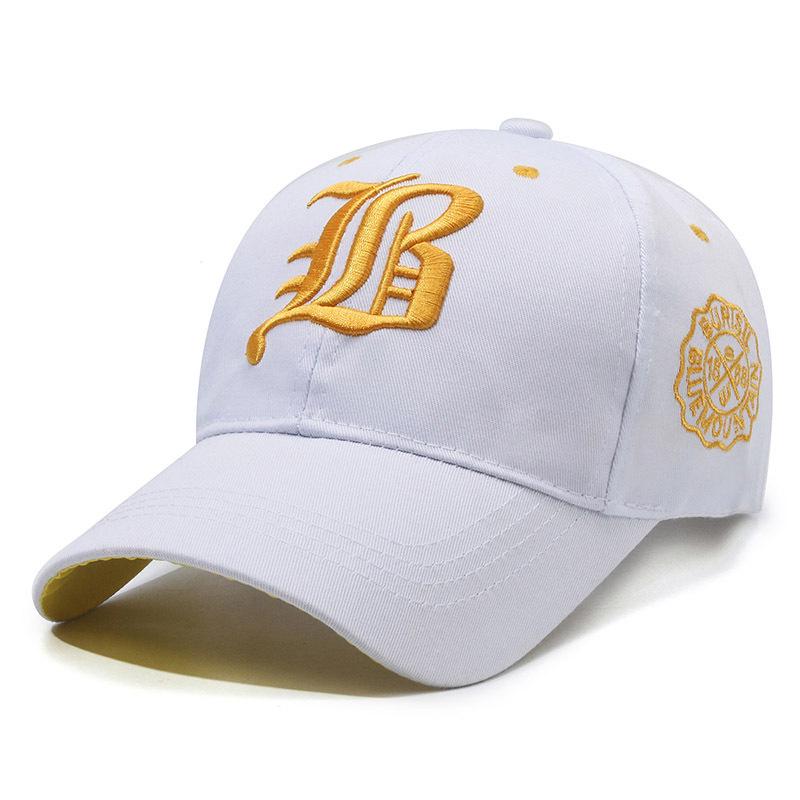 Trendy Unisex Korean Style Duckbill Baseball Cap with Deep Crown and Embroidery - Outdoor Sun Protection