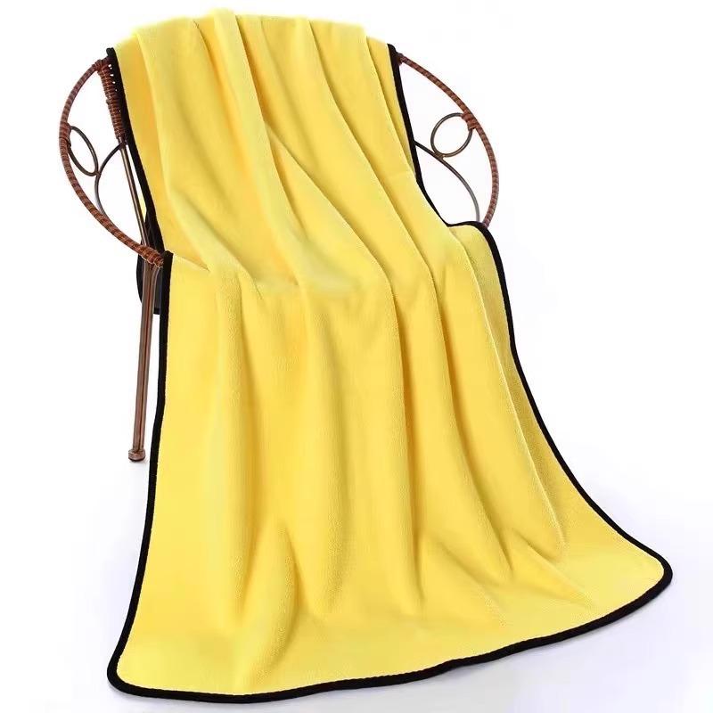 1Pcs New Pet Dog Absorbent Quick Drying Durable Towel Microfiber Dog Bathing Towel Dog Bathrobes Wiping Cloth