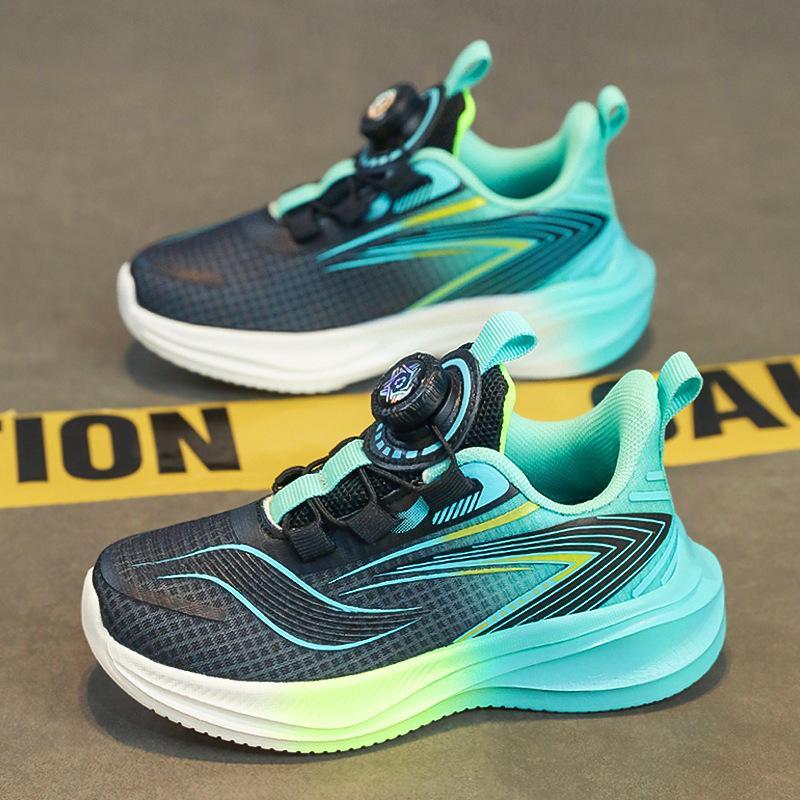 Girls shoes Red Rabbit 7 running shoes 2025 new summer children's soft-soled rotating buckle sneakers girls light