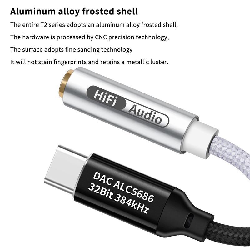 Type C To 3.5Mm Hifi Dac Headphone Amplifier Cx31993 Chip Usb C Audio Decoder Amp Adapter Dac Amplifier For Iphone 16/Android