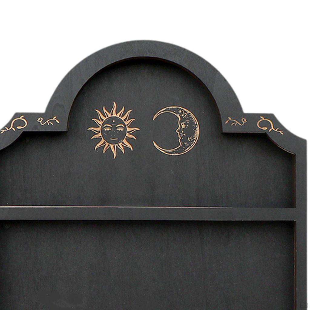 Antique Wood Shelf Stand, Versatile Floating Organizer for Apartment Use