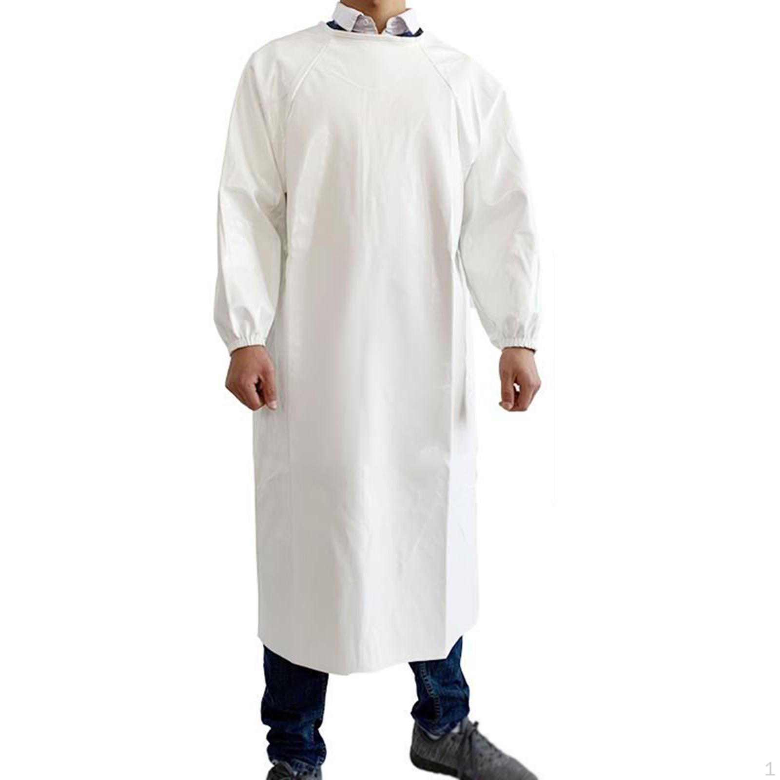 

Фартук с длинным рукавом для и металлообрабатывающих работ white 120x125cm