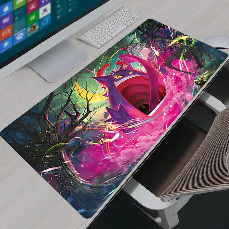 Mouse Pad Gengar Computer Laptop Accessories Anime Keyboard Mouse Mat Large Mousepad Gamer Desk Mat Pokemon Pikachu Mouse Pads