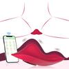 Heart-Shaped Wearable Vibrator with Remote Control & App for Women's Pleasure, Portable Adult Toy
