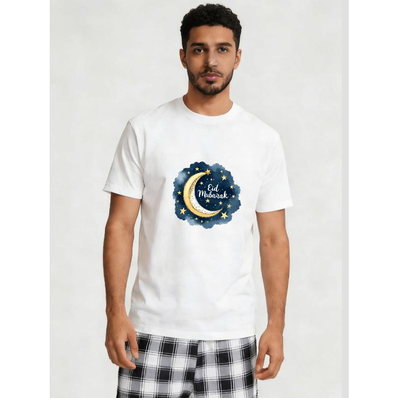 Men s Apparel, Trendy  Printed Short Sleeves Summer Lightweight Breathable S