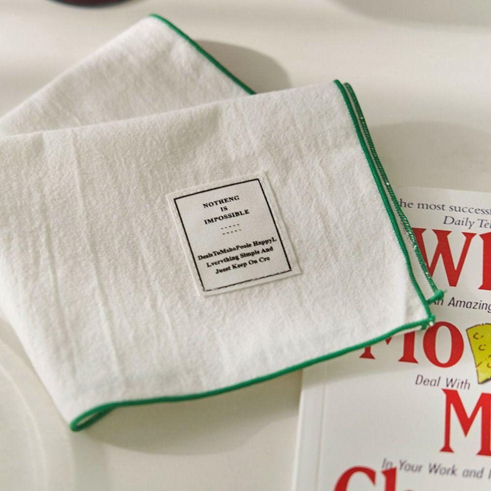 Cotton Solid Color Placemat 30x50cm Cup Cloth Mat Photo Background Kitchen Towel  Graduation