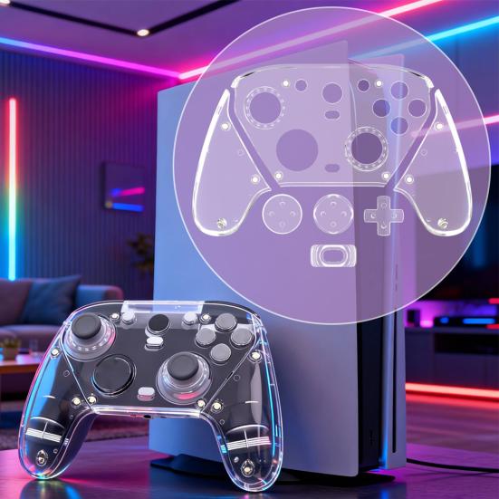 Ochranný kryt pro herní ovladač GameSir, průhledný PC, nárazuvzdorný, chránič bezdrátového gamepadu, tvrdá skořápka, herní příslušenství