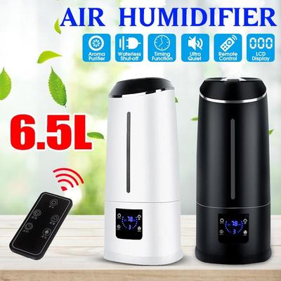 6500ML Remote Control LCD Screen Diffuser Mist Maker Cool Mist Purifier 210x180x460mm Ultrasonic Humidifier Household Air Humidifier