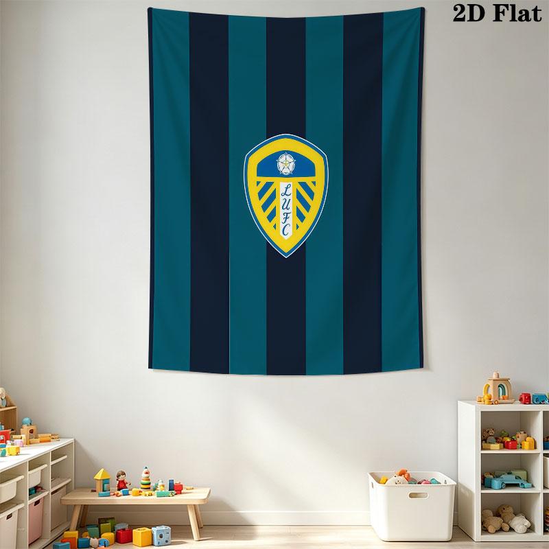 Leeds poster  Wall Hanging Printed Fabric Blanket Decorative Tapestries for Bedroom Living Room Home Decor