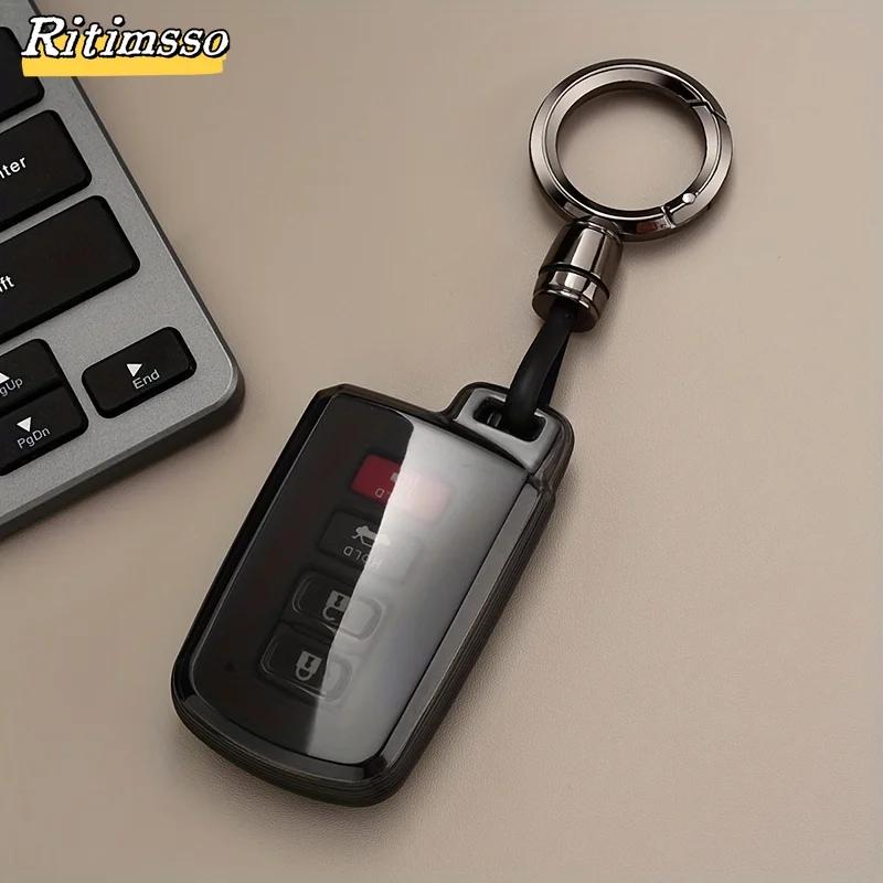 Neue TPU Auto Fernbedienung Schlüsselhülle Abdeckung Schale für Toyota Corolla Camry RAV4 Highlander Auris CHR Avalon Land Cruiser Geschützte Fob Tasche